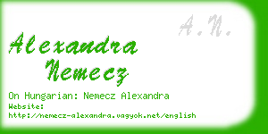 alexandra nemecz business card